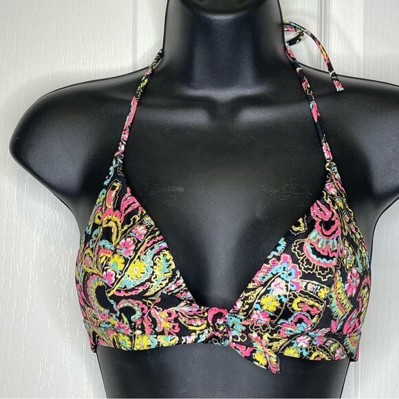 Victoria’s Secret Paisley Colorful Halter 2 Piece Bikini Size XS - Picture 3 of 11